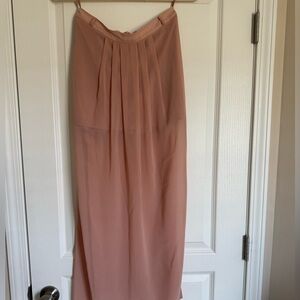 River Island Blush Maxi Skirt